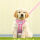 Vest Geschirr curli Clasp Air-Mesh Pink-Caro